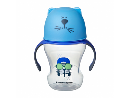 Tommee Tippee Hrnček s náustkom Soft 230ml 6m+ Blue