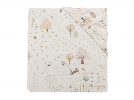 Jollein Napínacia plachta 120x60 cm Tiny Park