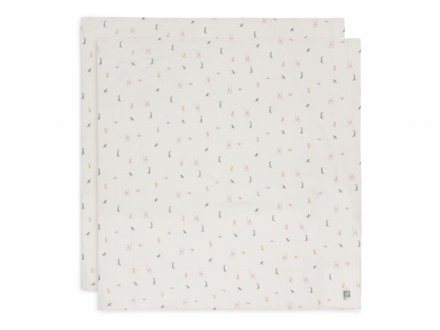 Jollein Plienky zavinovacie 2ks 115x115 cm Jungle Jambo