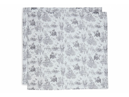 Jollein Plienky 2 ks 70x70 cm Forest Animals