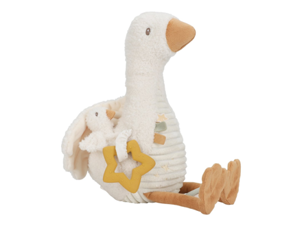 Little Dutch Hus plyšová s aktivitami Newborn Naturals