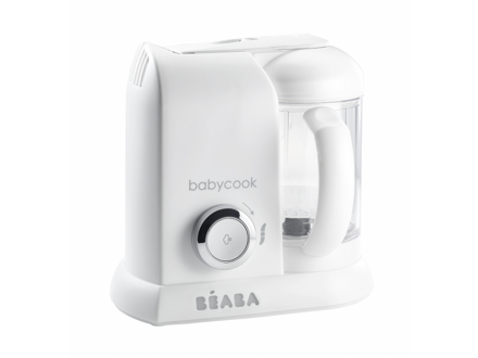 Beaba Parný varič + mixér BABYCOOK White Silver