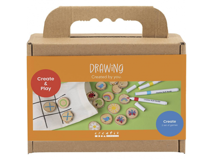 Creativ Company Kreatívna sada Pexeso a piškvorky drevené