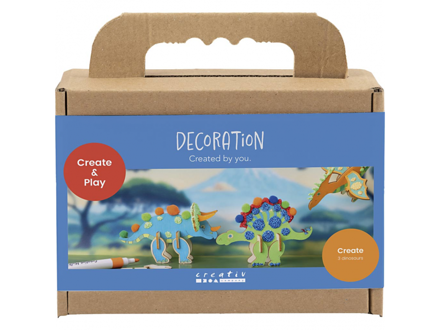 Creativ Company Kreatívna sada Dinosaury drevenie