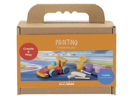 Creativ Company Kreatívna sada Závodné auto drevené