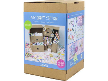 Creativ Company Kreatívna sada Maxi box so zásuvkami Šperky