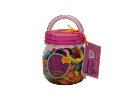 B-Toys Spojovacie korále a tvary Beauty Pops 150 ks