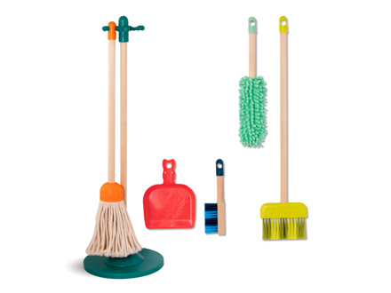 B-Toys Sada na upratovanie drevená Clean 'n' Play