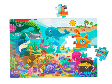 B-Toys Puzzle maxi 48 ks Podmorský svet