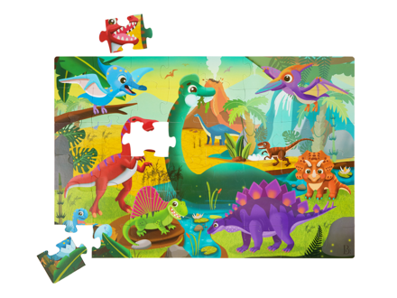 B-Toys Puzzle maxi 48 ks Dinosaurus