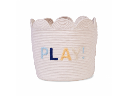 Childhome Kôš na hračky Kvetina Off White 35x35x35 cm