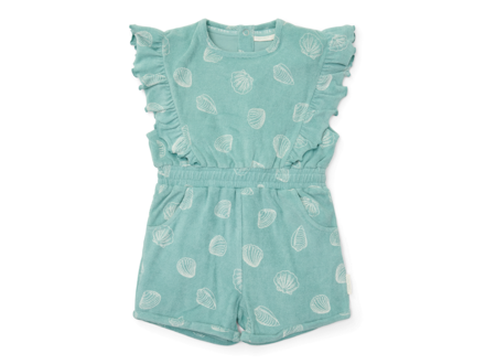 Little Dutch Overal letní Ocean Treasures Surf Blue vel. 98/104