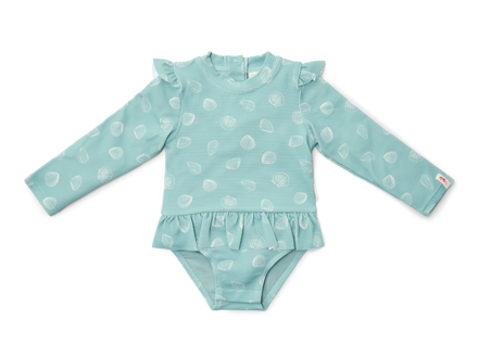 Little Dutch Plavky dlouhý rukáv Ocean Treasures Surf Blue vel. 98/104