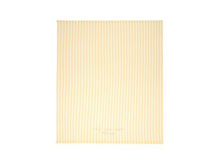 Little Dutch Plážová osuška 200x200 cm Beach Sunny Yellow