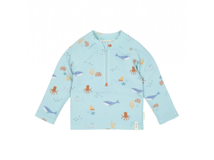 Little Dutch Plavecké tričko dlhý rukáv Ocean Friends veľ. 74/80