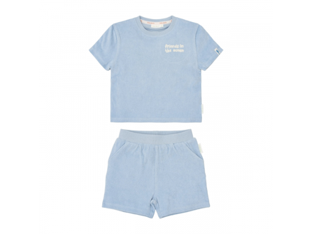 Little Dutch Tričko a kraťasy Ocean World Blue veľ. 74/80