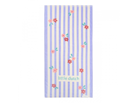 Little Dutch Plážová osuška  120x60 cm  Dreamy Purple Stripe