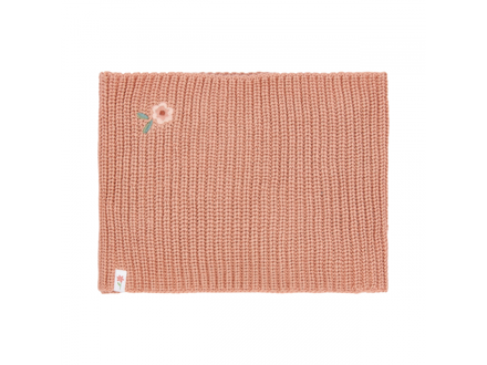 Little Dutch Šála pletená kruhová Deep Pink One Size