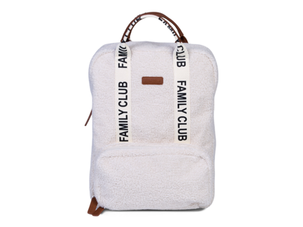 Childhome Prebaľovací batoh Family Club Signature Teddy Off White