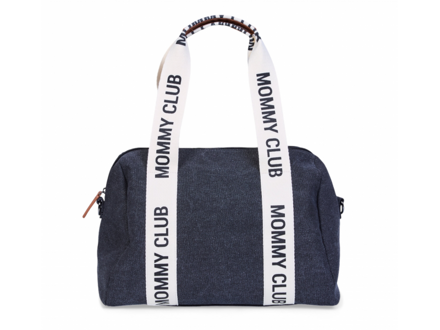 Childhome Prebaľovacia taška Mommy Club Signature Canvas Black