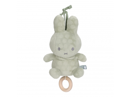 Little Dutch Hudobný králiček Miffy Green Flower