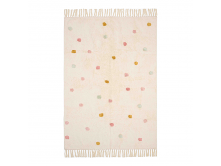 Little Dutch Koberec s bodkami Pink 120x170 cm