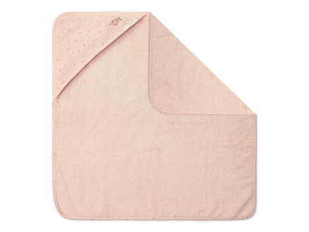 Little Dutch Osuška s kapucňou 100x100 cm Pure Blossom