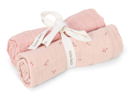 Little Dutch Plienky 70x70cm Pure Blossom