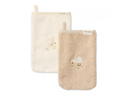 Little Dutch Žínky s výšivkou 2 ks Baby Bunny Little Dutch Žínky s výšivkou 2 ks Baby Bunny