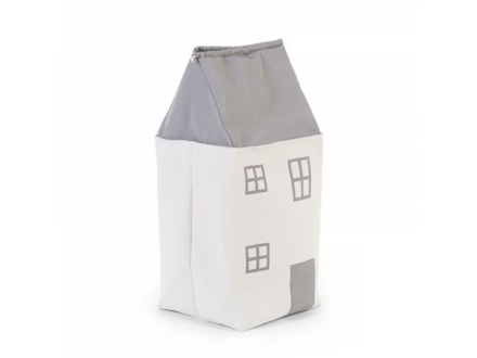 Childhome Box na hračky Dom Grey Off White