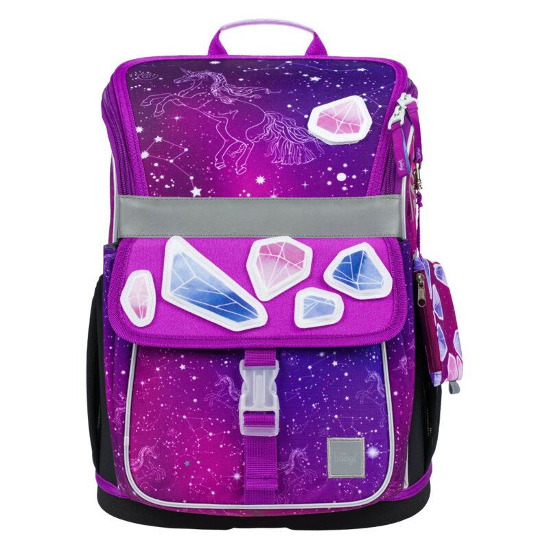 BAAGL Školská aktovka Zippy Unicorn Universe - Kreativ BAAGL Školská aktovka Zippy Unicorn Universe - Kreativ