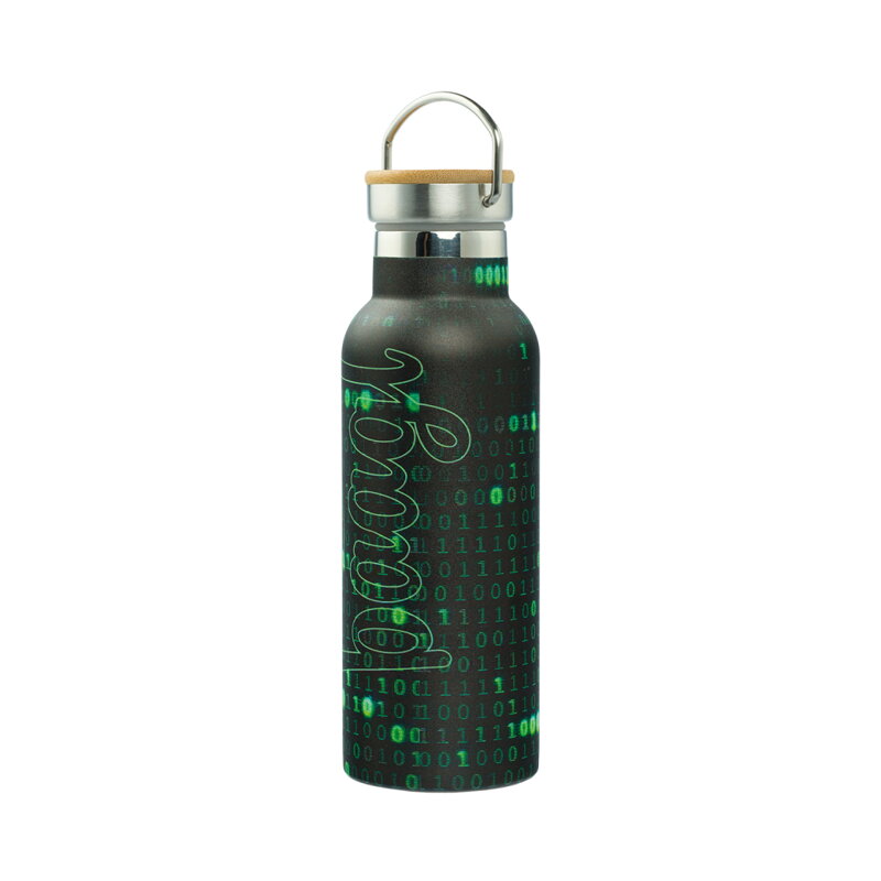 BAAGL Termofľaša s bambusovým viečkom Numbers, 500 ml BAAGL Termofľaša s bambusovým viečkom Numbers, 500 ml