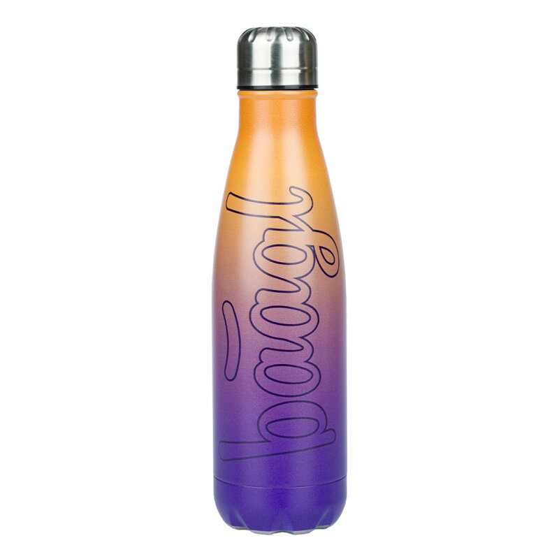 BAAGL Termofľaša s kovovým viečkom Gradient žlto-fialová, 500 ml BAAGL Termofľaša s kovovým viečkom Gradient žlto-fialová, 500 ml