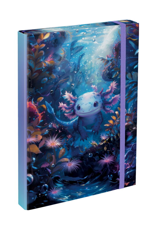 BAAGL Dosky na školské zošity A4 Axolotl BAAGL Dosky na školské zošity A4 Axolotl
