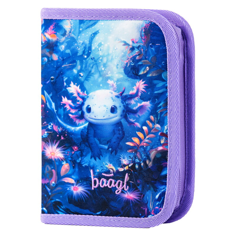 BAAGL Školský peračník jednoposchodový Axolotl BAAGL Školský peračník jednoposchodový Axolotl