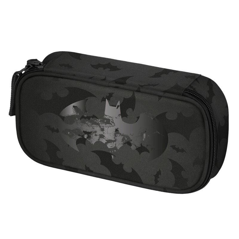 BAAGL Školský peračník etui Batman čierny