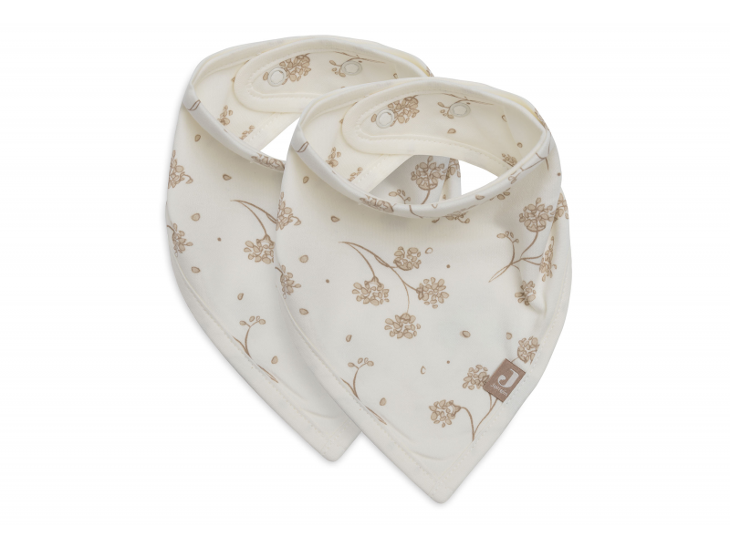 Jollein Podbradník bandana 2ks Leafy Dreams Jollein Podbradník bandana 2ks Leafy Dreams