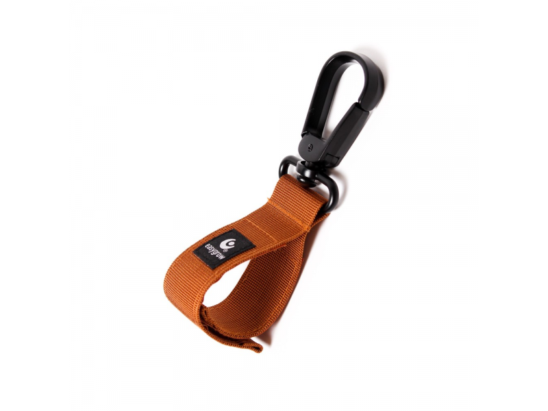 EasyGrow Úchyt velký pro zavěšení tašky na kočárek Brown