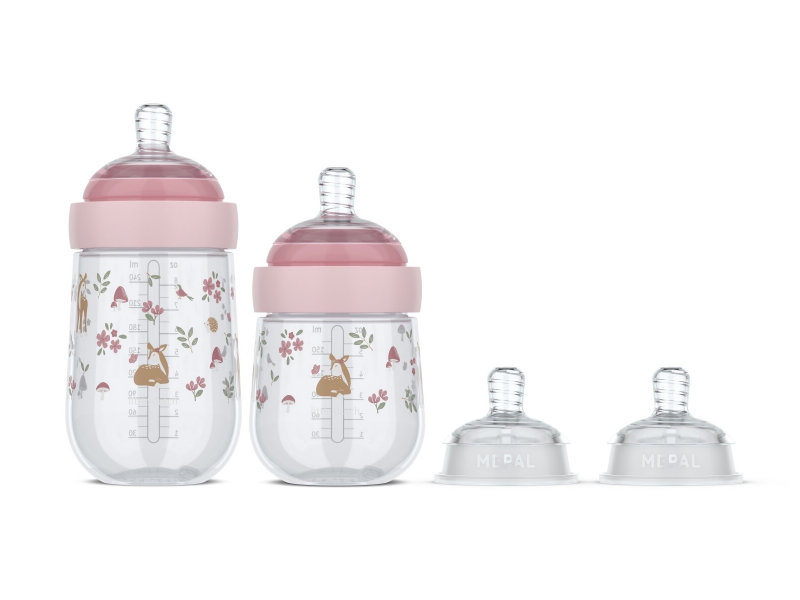 Little Dutch Dojčenské fľaše 165 ml + 240 ml + 2 cumlíky Fairy Garden Little Dutch Dojčenské fľaše 165 ml + 240 ml + 2 cumlíky Fairy Garden
