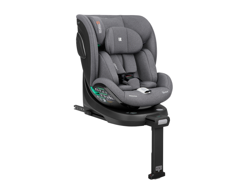 KikkaBoo Autosedačka 40-150 cm i-Twist i-SIZE Light Grey