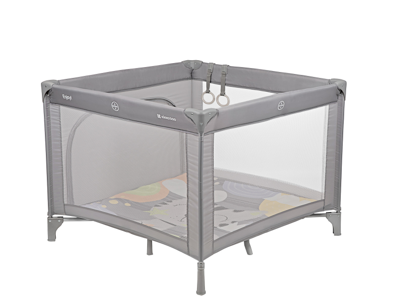 KikkaBoo Hracia ohrádka Enjoy Grey Cat