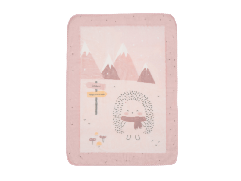 KikkaBoo Detská deka Super Soft 140x110 cm Hedge-hugs