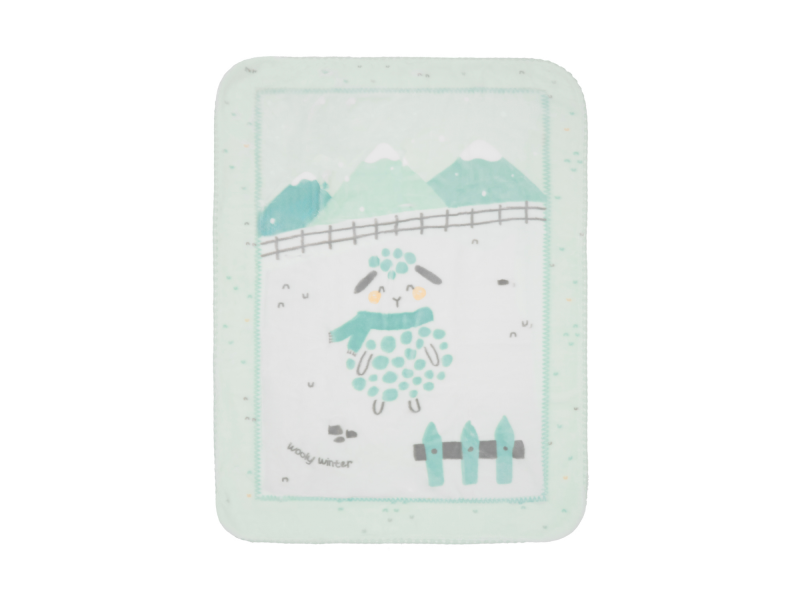 KikkaBoo Detská deka Super Soft 140x110 cm Sleepy Sheep