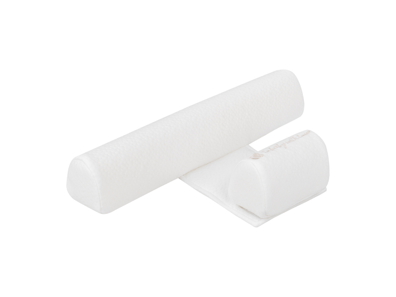 KikkaBoo Polohovacia podložka pre novorodencov z pamäťovej peny Airknit White KikkaBoo Polohovacia podložka pre novorodencov z pamäťovej peny Airknit White
