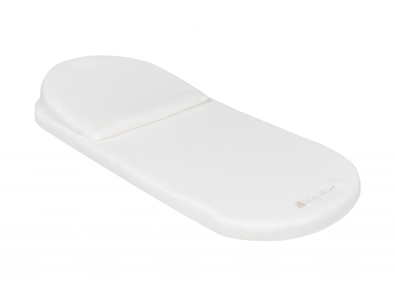 KikkaBoo Matrac do kočíka z pamäťovej peny s vankúšikom 75x30 cm Airknit White KikkaBoo Matrac do kočíka z pamäťovej peny s vankúšikom 75x30 cm Airknit White