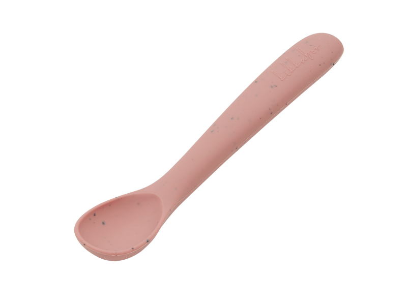 KikkaBoo Lžička Platinum Silicone Blush KikkaBoo Lžička Platinum Silicone Blush