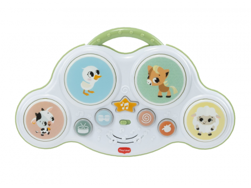 Tiny Love Hudobný pult s bubienkami Farmers Funday