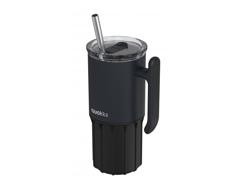 Quokka Nerezový termohrnček so slamkou Umi Black 720 ml Quokka Nerezový termohrnček so slamkou Umi Black 720 ml
