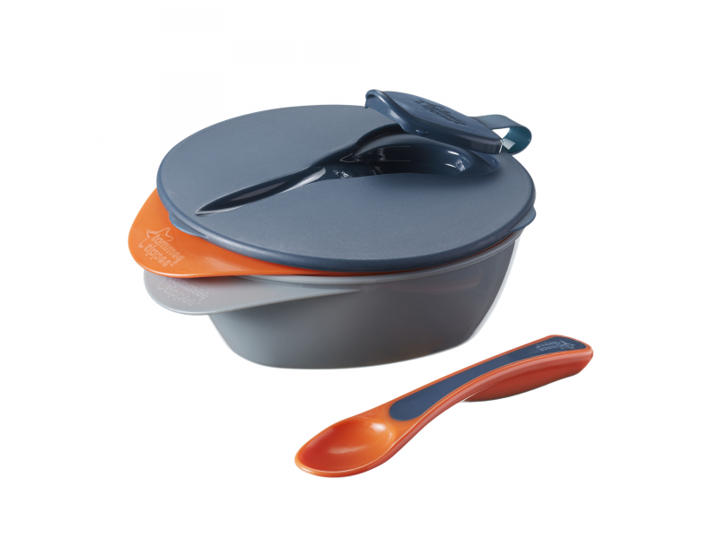 Tommee Tippee Misky pre ľahké naberanie Explora 2 ks, s viečkom a lyžičkou Tommee Tippee Misky pre ľahké naberanie Explora 2 ks, s viečkom a lyžičkou