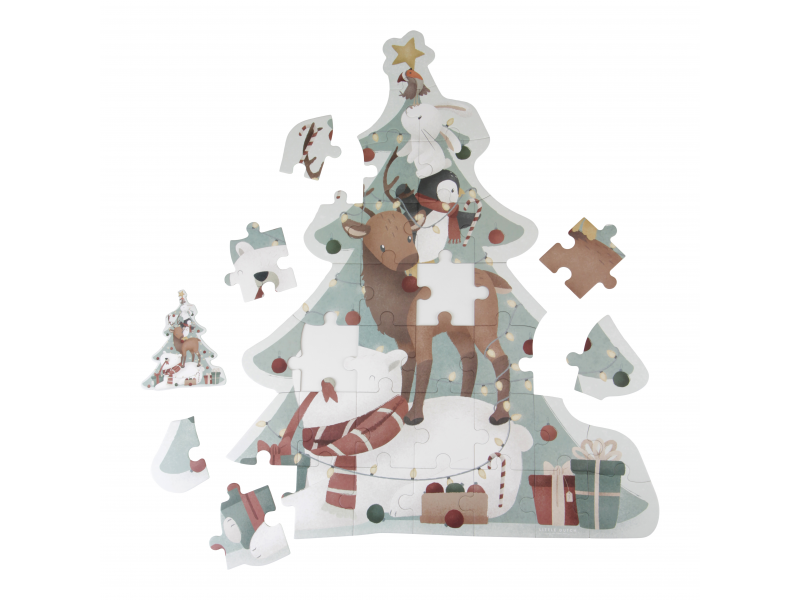 Little Dutch Puzzle vianočné XL